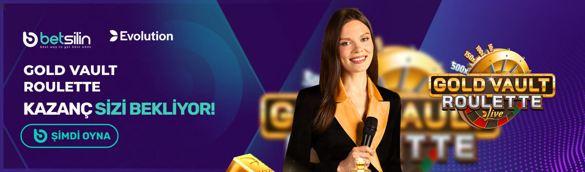 Gold Vault Roulette altın kasa temalı canlı rulet stüdyosu